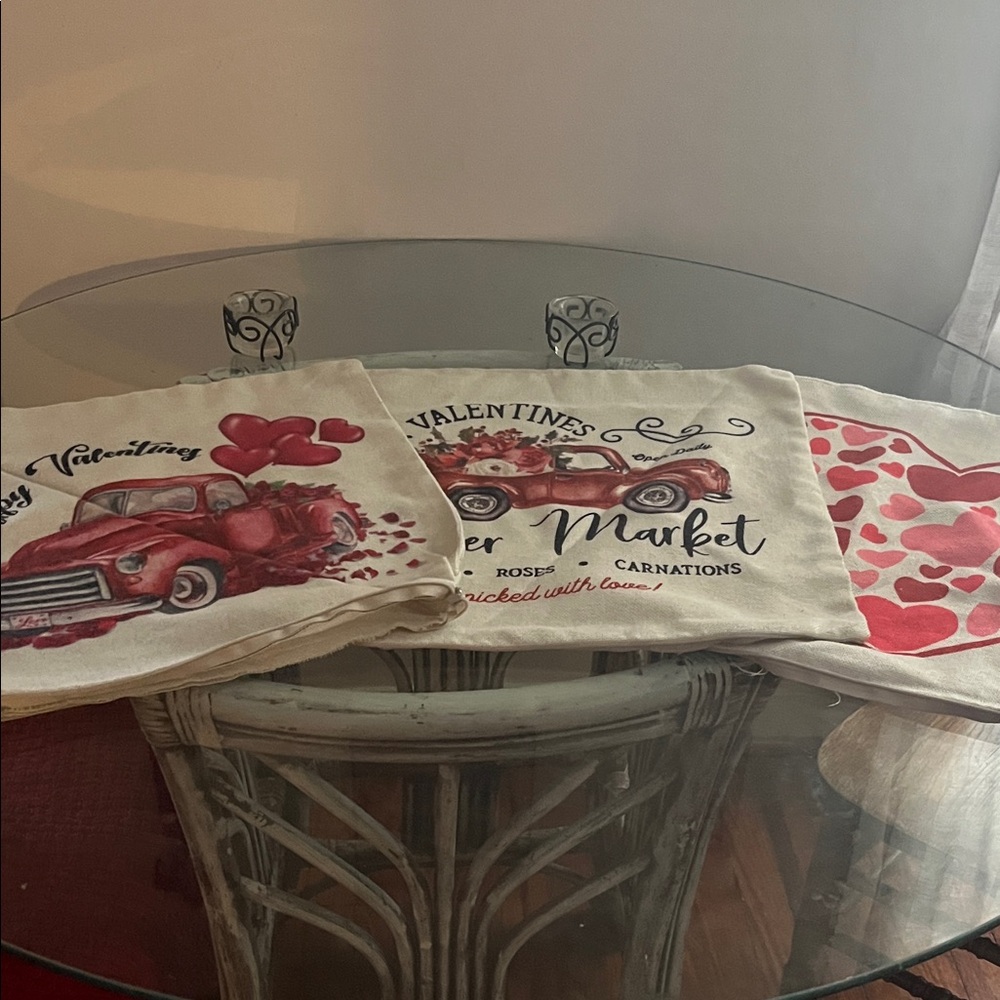 Valentine's Day Decorative Pillow Covers